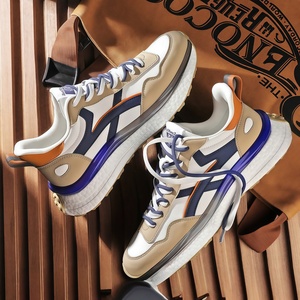 <span class=keywords><strong>Zapatillas</strong></span> de Lujo de Diseñador, Casuales y Modernas con Cordones para Hombre, de Cuero Genuino a Rayas, Talla 45; <span class=keywords><strong>Zapatillas</strong></span> de Moda para <span class=keywords><strong>Mujer</strong></span>, Versátiles para Correr - Product Image 3