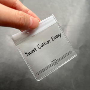 Luxury PVC Mini Zipper Pouches Clear Toiletry bag Custom Logo Printed Plastic Zip Bags for Jewelry & <b>Accessories</b> - Product Image 5