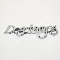 Personnalisé ABS voiture 3d chrome lettre autocollant emblèmes 3m colle adhésive voiture emblème badges