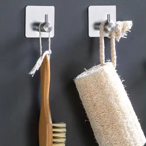 Ganchos Autoadhesivos de Acero Inoxidable 304 para Pared, Resistentes al Agua - Product Image 2