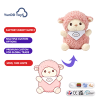 Porte-clés mignon et amusant en forme de mouton dansant, peluche douce, breloque de sac, pendentif de sac à dos, porte-clés, poupée rembourrée en coton PP, cadeau pour