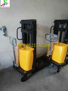 Pasillos estrechos manual de la carretilla elevadora 1 ton 1,5 ton semi apilador eléctrico mini carretilla elevadora con ambos lados de las piernas hecho en china para la elevación - Product Image 5