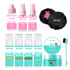 Set de Pegamento para Pelucas con Frente de Encaje, Resistente al Agua, Marca Privada, Adhesivo Fuerte para Encaje, Pegamento Perfumado para Pelucas - Product Image 5