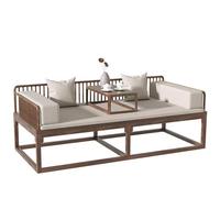Nouvelle combinaison table et chaises en bois massif de style chinois, ensemble complet pour salon, usage domestique, table de réception pour la préparation du thé