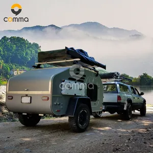 Mở rộng du lịch trailers Caravan Teardrop cắm trại RV Trailer off road Caravan trailers