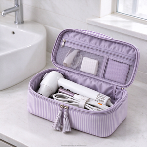 Estuche de Almacenamiento Acolchado Personalizable para Secador de Pelo, Bolsa Organizadora de Viaje para Peluquerí<span class=keywords><strong>a</strong></span>, Salón de Belleza, Venta al Por Mayor de Fábrica - Product Image 4