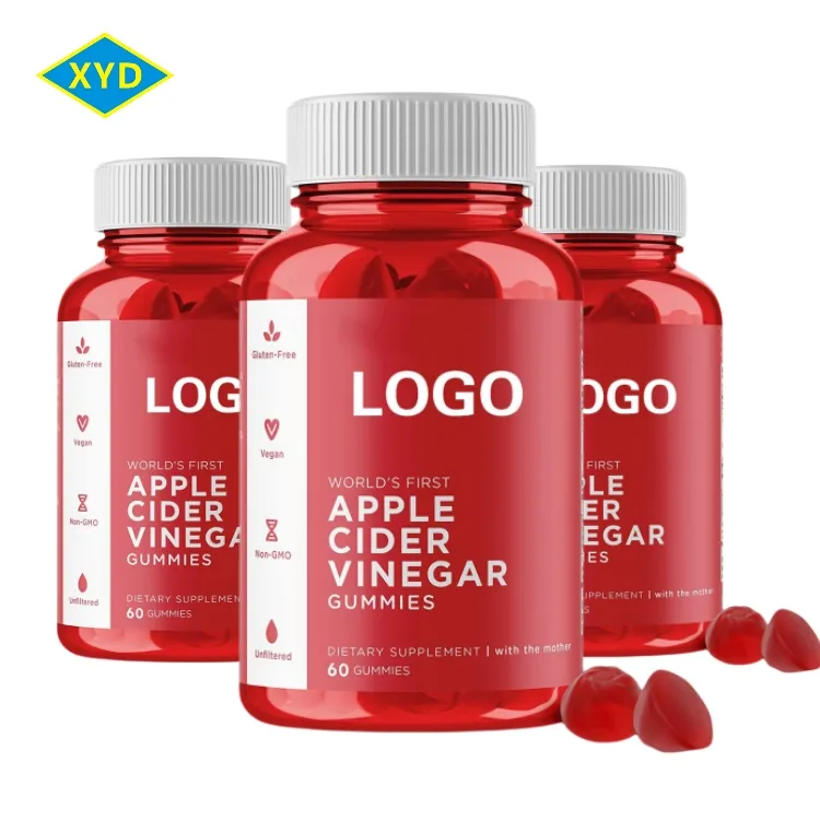 Beste Supplement Gezond Gewichtsverlies Gummy Candy Groothandel Organic Apple Cider Azijn Gummies