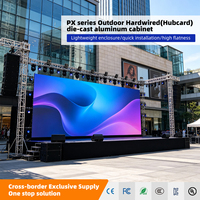 Layar LED Sewa P3.91 500*1000mm Kecerahan Tinggi Berbahan Aluminium Die Cast untuk Acara Panggung Indoor Outdoor, Video Wall LED