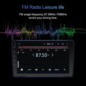 Оптовая продажа с фабрики 1din Android Авто 9 дюймов автомобильное радио Видео DVD плеер с BT разъём подачи внешнего сигнала Aux-широкий динамический диапазон, встроенный GPS Зеркало Ссылка для автомобильной аудиосистемы