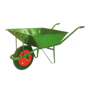 Construção Industrial Jardim Heavy Duty Metal Wheel Barrow Carrinho De Mão Fábrica Atacado Utilitário Dump Cart