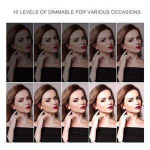 Nouvelle arrivée Lampe de vidéoconférence LED pour téléphone portable Éclairage photographique pour le travail ou les études Éclairage de caméra amélioré - Product Image 5