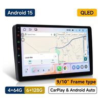 Precio de Fábrica SL32 Reproductor Multimedia Inteligente Universal para Auto con Pantalla Táctil de 9 Pulgadas, Android 15, Carplay, Bluetooth, DSP, GPS, Asistencia de Reversa y RGB