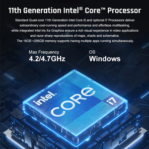 Ordinateur portable industriel professionnel de 13.3 pouces double écran <span class=keywords><strong>Intel</strong></span> <span class=keywords><strong>Core</strong></span> I7-1165G7 Win11 OS Gps anglais affaires FHD 700Cd conception robuste - Product Image 2