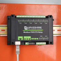 Module relais industriel 8 voies avec Micro Snow Modbus POE ETH, boîtier rail DIN, produit de communication et de mise en réseau Ethernet