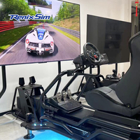 Renixsim 4 Axis Full Motion Racing Simulator Máquina de entrenamiento High Tech Coin Operate Dynamic Simracing Motion