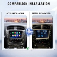 Boîtier d'interface Linux Lexus IS 2005-2012, décodeur CarPlay sans fil, Android Auto, navigation GPS, télécommande intégrée, 2DIN