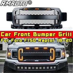 Grille de pare-chocs avant compatible avec Ford F150 Raptor 2018-2020, kit carrosserie, grilles de course, accessoires de voiture - Product Image 2