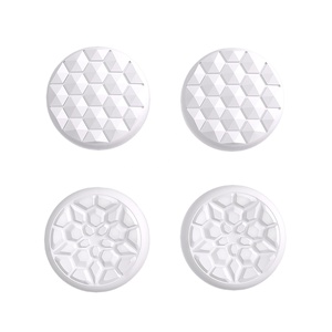 PlayVital Custom Silicone White Thumb <b>Grip</b> Set Thumbstick Caps for Steam Deck LCD & OLED & PS Portal - Product Image 2