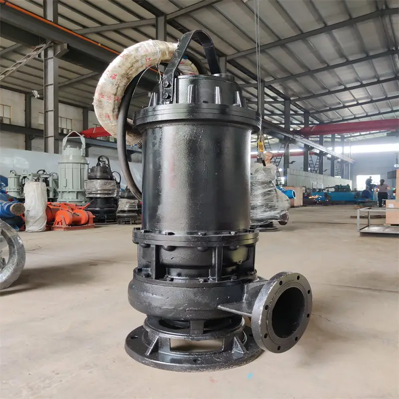 15 hp electric drive vertical submersible slurry sewage pump for pumping slurry and waste water