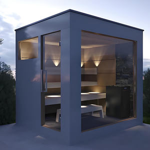 Sauna finlandais extérieur pour 5 personnes, économique, traditionnel, luxueux, chauffé au bois, vapeur - Product Image 6