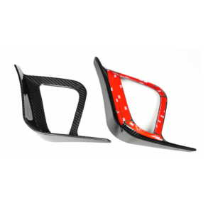 Shasha - Protection de l'entrée d'air latérale en fibre de carbone véritable - Couverture de protection extérieure - Accessoires de décoration pour Fiat <span class=keywords><strong>Abarth</strong></span> 2017+ - Product Image 4