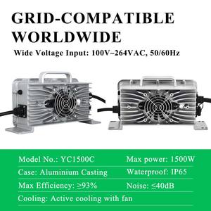 <span class=keywords><strong>Chargeur</strong></span> de <span class=keywords><strong>batterie</strong></span> 12 V CC 1000 W 65 A pour moteur électrique au lithium, <span class=keywords><strong>3</strong></span> modes AC/DC, 40 A, pour batteries de bateaux de sauvetage - Product Image 2