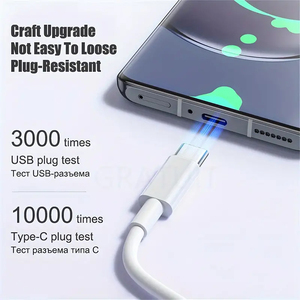 Cavo USB tipo C, USB <span class=keywords><strong>A</strong></span> <span class=keywords><strong>A</strong></span> USB C 3A ricarica rapida TPE cavo compatibile con iPhone 15 Pro Max, Samsung Galaxy - Product Image 4