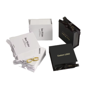 Best-selling wholesale jewelry <b>box</b> for custom logo, pendant, earrings <b>storage</b> and packaging, with ribbon and <b>cardboard</b> <b>box</b>. - Product Image 1