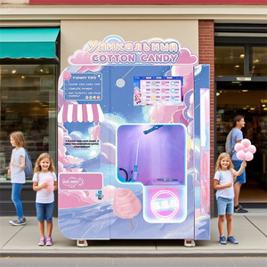 Máquina Expendedora de algodón eléctrica completamente automática, fabricante comercial de hilo de caramelo con velocidad de producción de alto rendimiento - Product Image 1