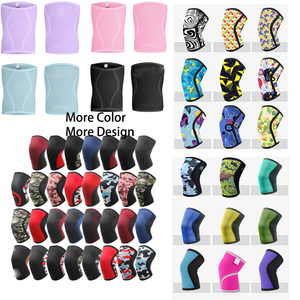Coexistence 2026 En gros Genouillère de compression épaisse 7 mm en Nylon et Coton pour haltérophilie tout-terrain avec soutien et enveloppement - Product Image 6