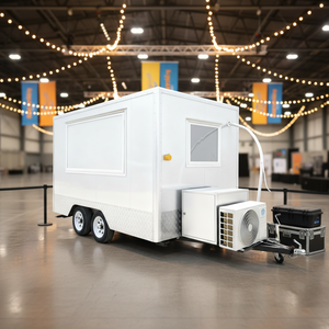 Camión de Comida Móvil Multifuncional de Acero Inoxidable SANSHELL de Alta Calidad, Remolcable, para Exteriores, con 3 Ruedas Resistentes a la Oxidación - Product Image 3