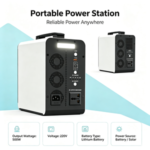 สถานีไฟฟ้าพกพา 1 กิโลวัตต์ชั่วโมง กำลังไฟ AC 500 วัตต์ |   แบตเตอรี่ LiFePO4 ช่องเสียบ USB-C เครื่องกำเนิดไฟฟ้าพลังงานแสงอาทิตย์สำหรับกรณีฉุกเฉิน ไฟดับ ตั้งแคมป์ - Product Image 3