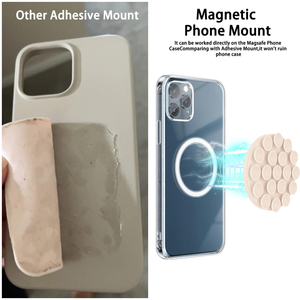 Ventouse magnétique pour téléphone, support de douche antidérapant, miroir d'aspiration en silicone mains libres pour selfies et vidéos Tiktok - Product Image 6