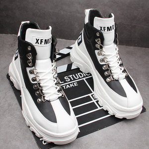 Nuove <span class=keywords><strong>Scarpe</strong></span> Casual Bianche da Uomo 2026 con Suola Alta e Spessa Antiscivolo, Alla Moda, per Interni ed Esterni, con <span class=keywords><strong>Rialzo</strong></span> - Product Image 2