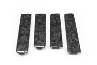 Kit de garnitures intérieures en fibre de carbone forgée W464 pour Mercedes-Benz Classe G AMG G63, garnitures de panneaux de porte et de tableau de bord en carbone, remplacement, 8 pièces
