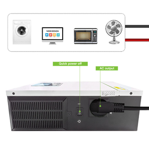 Changzhi 1kw 12V off-lưới Single phase PV Inverter 230Vac + năng lượng mặt trời CHARGE CONTROLLER | Hiệu quả 98% năng lượng mặt trời nhà hệ thống năng lượng - Product Image 2