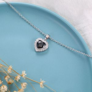 Elegante Prachtige Stijl Hart-Vorm Lange Keten Cz Shiny Ketting Hanger - Product Image 3