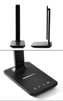 Horloge alarme Date température affichage LCD chargeur sans fil Port de charge USB lampe de Table lampes de bureau