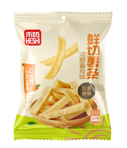 Heshi VF Fried Dehydrated Crisps Ready to Eat Hard Texture Thick-Cut Sweet Potato Shandong 26g Bag - Product Image 1
