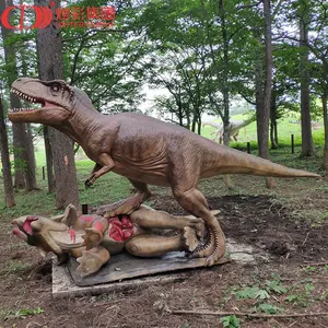 Dinossauro Parque de diversões Animatronic Dinossauro de Combate Realista para Venda