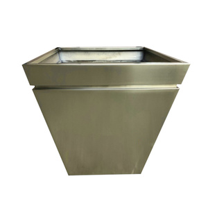 Grand pot de fleur carré <span class=keywords><strong>xxl</strong></span> <span class=keywords><strong>jardinière</strong></span> extérieure en métal - Product Image 1
