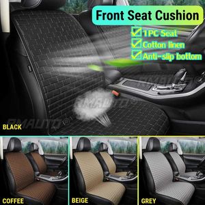 Housse de siège de voiture universelle en lin, coussin de protection intérieur respirant pour automobile - Product Image 2