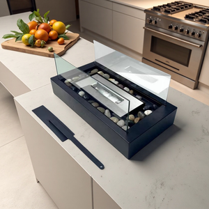 Modern Outdoor <strong>Portable</strong> <strong>Fire</strong> <strong>Pit</strong> New Indoor Tabletop Fireplace for Patio Balcony Living Room Table Home Decor - Product Image 5