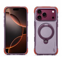 TORRAS Ostand Q3 Air Pro Series untuk iPhone 18 Pro Max / 17 Pro Max Casing Magnetik dengan Penyangga Putar TPU - Ungu