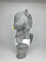 Costume de mascotte de chat de sucette réaliste Costume de mascottes de chat en peluche gonflable de 2m Costume Animal Cosplay adultes Air Blow bébé chat à vendre
