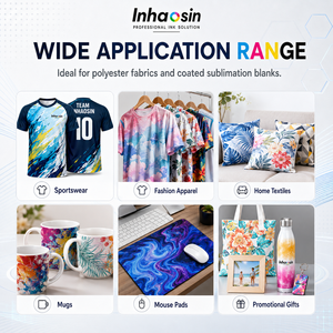 High Transfer Rate Digital Printing for Sublimation for 1000ml Imported From for Polyester Sportswear and Fabric Printing