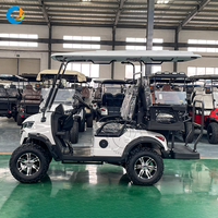Voiturette de golf et buggy électrique Robetaa 4 places 72V avec batterie au lithium, certification CE, vitesse de 30-50 km/h