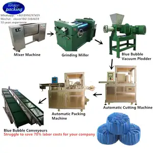 Toilet Gel Bowl Cleaner Toilet Bleach Cleaner toilet cleaning balls bleach toilet deodorant Living Room Cleaner Durable Auto Toilet Bowl Cleaner Blue Block Cleaner Production Line