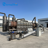 Eeuwigdurende Pyrolyseoven Carbonisatiemachine voor stro/rijstvlies houtskool Bio-char Koolstofstaalconstructie