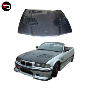 Tapa delantera de fibra de carbono para <span class=keywords><strong>BMW</strong></span>, tapa de maletero de alta calidad para <span class=keywords><strong>BMW</strong></span> Serie 3 <span class=keywords><strong>E36</strong></span> 320i <span class=keywords><strong>328I</strong></span> 1991 a <span class=keywords><strong>1998</strong></span>, estilo Chant To M3 - Product Image 2